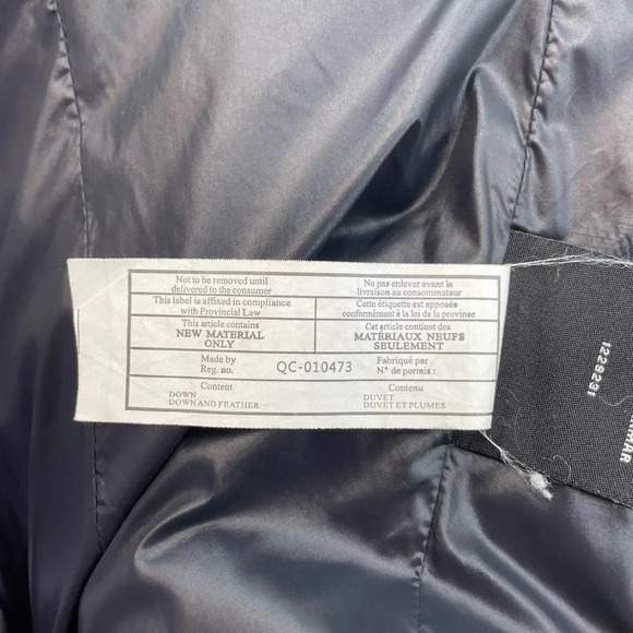 S13 Quilted Down Short Puffer Jacket  Navy Blue Size‎ XS - Picture 11 of 11